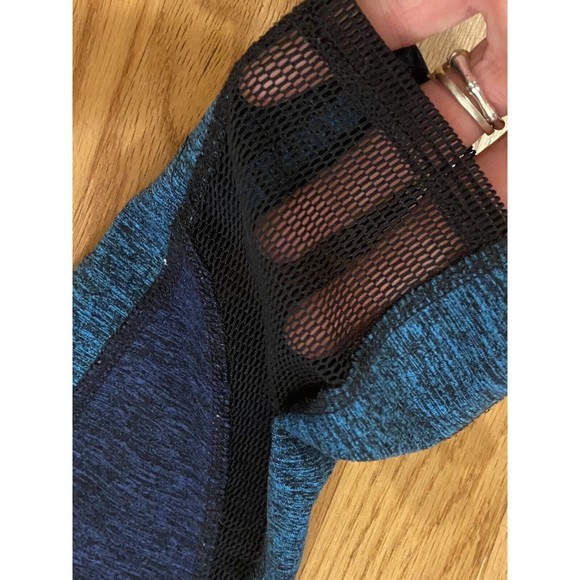 FP MOVEMENT by Free People Athletic Leggings XS Black Blue Heather Mesh - Picture 4 of 4